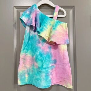 Isobella & Chloe Multicolor Tie-Dye Dress Size 5